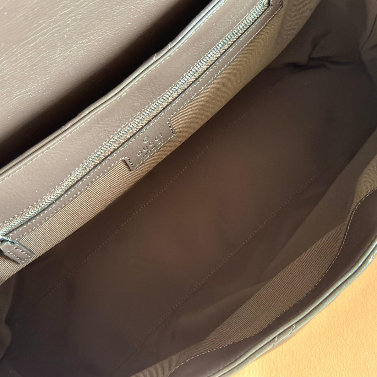 GG MaxiMatelassé GG Marmont Shoulder Bag 37.5 Dark Brown Leather