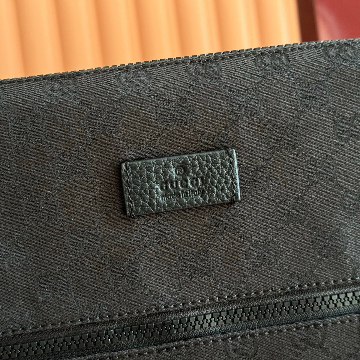 GG Messenger Bag Black GG Supreme Canvas 280980