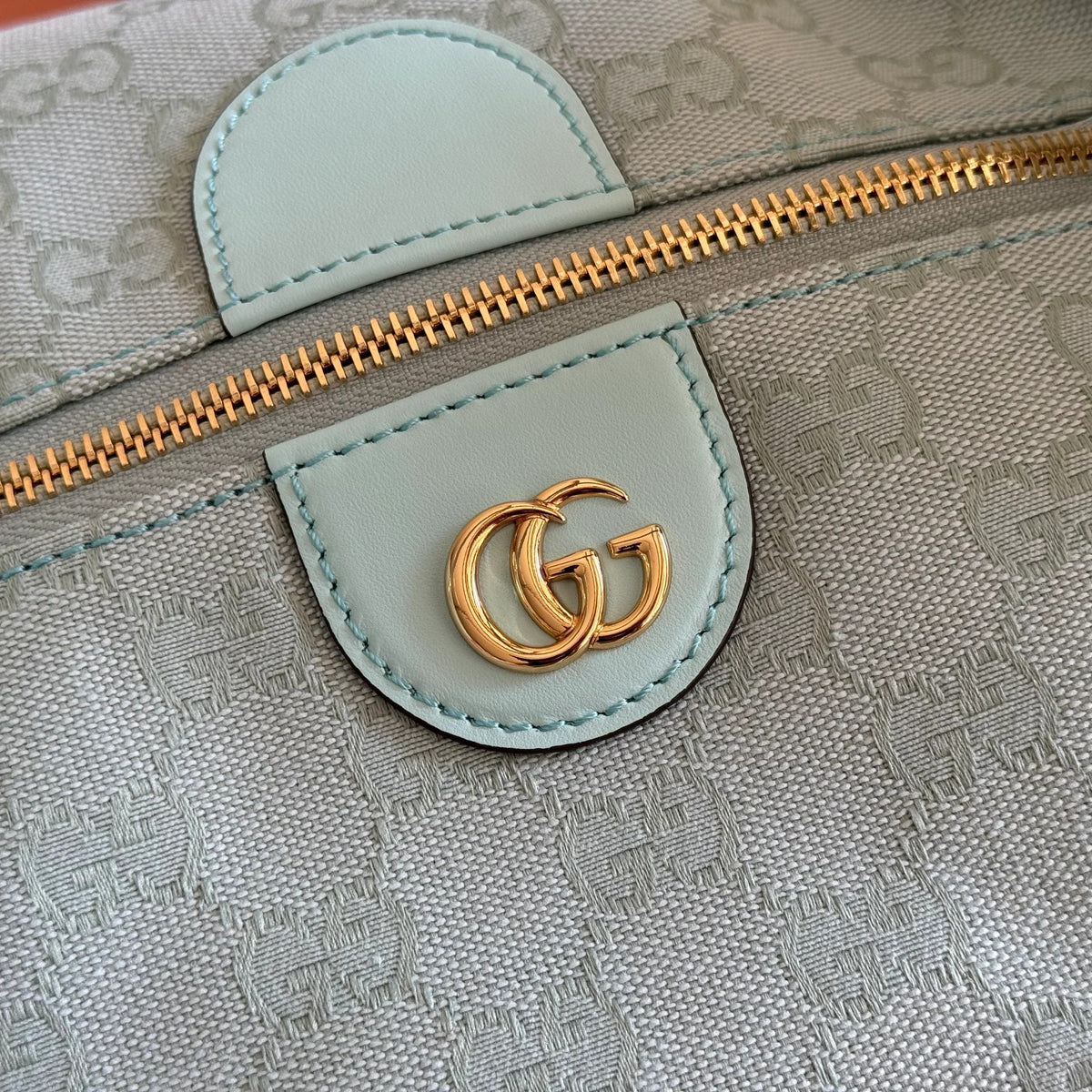 Gucci 2026 Vanity GG-Canvas Top Handle Bag 27.5cm Green Canvas Leather 280774