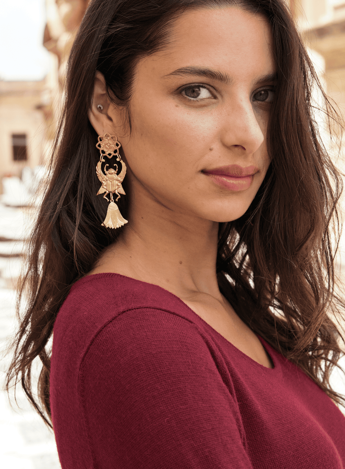 Scarab Earrings
